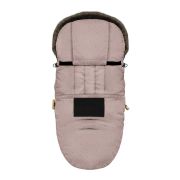 Sac De Dormit De Iarna Pentru Carucior Cu Centuri De Siguranta In 5 Puncte, Cu Blana Detasabila, Fermoare Laterale, Impermeabil Si Plus, Umplutura Fleece, 105x48cm, 0-36 Luni, Sepia Rose Pjb80605297