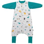 Sac de dormit cu picioruse si maneca lunga detasabila Polar Pals 130 cm + manseta 2.5 Tog BBXCJ966-25FSN