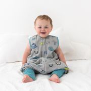 Sac de dormit cu picioruse si talpa antiderapanta Dinosaur 80 cm + manseta 1.0 Tog BBXCJ901-10FN
