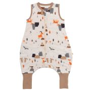 Sac de dormit cu picioruse si talpa antiderapanta Mountain Animals 80 cm + manseta 1.0 Tog BBXCJ771-10FN