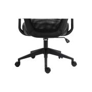 Scaun birou egonomic sl q346, mesh, inaltime reglabila, roti pivotante, cadru polipropilena, 136 kg, negru drm10260