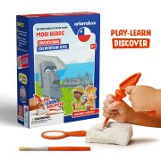 Arkerobox - Set arheologic educational si puzzle 3D, Moai Heads JEMARK2452