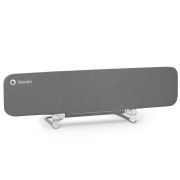 Bariera de protectie pentru pat, Lionelo, Lora XL, Pliabila, Sistem de blocare StandSafe, Geanta de transport inclusa, 150x46 cm, Conform cu BS 7972:2001+A1:2009, Gri BYNLO-LORA_XL_GREY_STONE