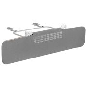 Bariera de protectie pentru pat, Lionelo, Lora XL, Pliabila, Sistem de blocare StandSafe, Geanta de transport inclusa, 150x46 cm, Conform cu BS 7972:2001+A1:2009, Gri BYNLO-LORA_XL_GREY_STONE