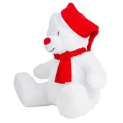 Jucarie din plus pentru dormit Ursulet Alb, potrivita pentru toate varstele BBXmm573wh-u