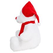 Jucarie din plus pentru dormit Ursulet Alb, potrivita pentru toate varstele BBXmm573wh-u
