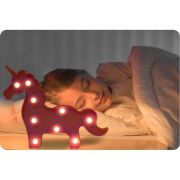 Lampa de veghe in forma de unicorn nukido 740922 - roz edeedi740922