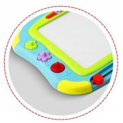 Masuta cu tabla magnetica pentru desenat cu accesorii incluse ricokids 772201 - albastru edeedi772201