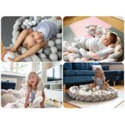 Protectie laterala pentru patut, impletita, 2 m, ricokids 722002 - mint edeedi722002