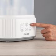 Sterilizator cu aburi si functie de uscare pentru biberoane, detartrare automata, 5 biberoane, Reer VapoDryS 36130