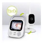 Video monitor, Lionelo, Babyline 3.2, Full HD, Comunicare bidirectionala, 2.8 inch, Cu sunete si mod de noapte, Cu 5 niveluri de detectare a sunetului, Alb BYNLOC-BABYLINE_3.2_WHITE