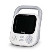 Video monitor, Lionelo, Babyline 3.2, Full HD, Comunicare bidirectionala, 2.8 inch, Cu sunete si mod de noapte, Cu 5 niveluri de detectare a sunetului, Alb BYNLOC-BABYLINE_3.2_WHITE