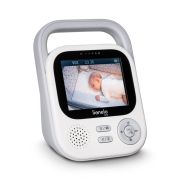 Video monitor, Lionelo, Babyline 3.2, Full HD, Comunicare bidirectionala, 2.8 inch, Cu sunete si mod de noapte, Cu 5 niveluri de detectare a sunetului, Alb BYNLOC-BABYLINE_3.2_WHITE