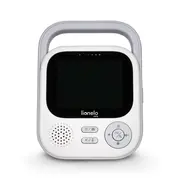 Video monitor, Lionelo, Babyline 3.2, Full HD, Comunicare bidirectionala, 2.8 inch, Cu sunete si mod de noapte, Cu 5 niveluri de detectare a sunetului, Alb BYNLOC-BABYLINE_3.2_WHITE