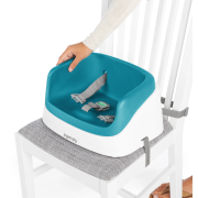 Ingenuity - booster toddler smartclean, peacock blue bbb11786