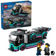 LEGO CITY MASINA DE CURSE SI CAMION TRANSPORTATOR DE MASINI 60406 VIVLEGO60406