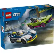 LEGO CITY URMARIRE CU MASINA DE POLITIE SI MASINA PUTERNICA 60415 VIVLEGO60415