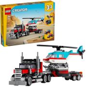 LEGO CREATOR 3IN1 CAMIONETA PLATFORMA CU ELICOPTER 31146 VIVLEGO31146