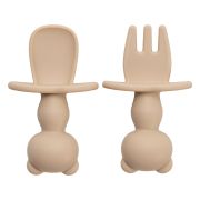 Set Tacamuri din silicon, AppeKids, The Little Bear,  Bubble Beige KRTAK275558