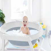 Cadita pliabila BabyJem (Culoare: Antracit) JEMbj_5994