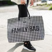 Geanta Childhome Family Bag Pied de Poule Negru ERFCH-CWFBPDP