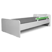 Paravan Detasabil Protectie Pat Copii - Alb/verde 70 X 18 Cm - Pc-p-par-av