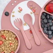 Set Diversificare, AppeKids, 100% Silicon, Classic - Old Rose KRTAK274971