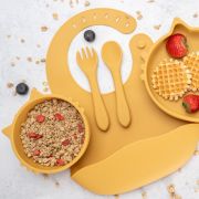 Set Diversificare, AppeKids, 100% Silicon, Kitty - Honey KRTAK275015