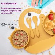 Set Diversificare, AppeKids, 100% Silicon, Kitty - Honey KRTAK275015