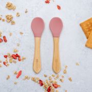 Set Lingurite din bambus, AppeKids - Old Rose KRTAK275671