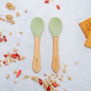 Set Lingurite din bambus, AppeKids - Raw Green KRTAK275695