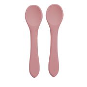 Set Lingurite din silicon, AppeKids - Old Rose KRTAK275527