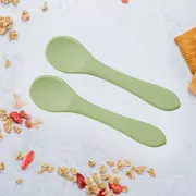 Set Lingurite din silicon, AppeKids - Raw Green KRTAK275541