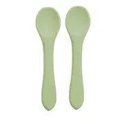 Set Lingurite din silicon, AppeKids - Raw Green KRTAK275541