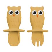 Set Tacamuri din silicon, AppeKids, OWL - Honey KRTAK275619