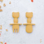Set Tacamuri din silicon, AppeKids, The Little Bear - Honey KRTAK275565