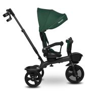 Tricicleta copii, Lionelo, Kori, Cu suport de picioare, Control al directiei, Scaun reversibil, Rotire 360 grade, Pliabila, Conform cu standardul european de securitate EN71, Verde BYNLO-KORI_GREEN_EMERALD