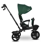 Tricicleta copii, Lionelo, Kori, Cu suport de picioare, Control al directiei, Scaun reversibil, Rotire 360 grade, Pliabila, Conform cu standardul european de securitate EN71, Verde BYNLO-KORI_GREEN_EMERALD