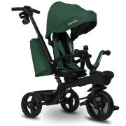 Tricicleta copii, Lionelo, Kori, Cu suport de picioare, Control al directiei, Scaun reversibil, Rotire 360 grade, Pliabila, Conform cu standardul european de securitate EN71, Verde BYNLO-KORI_GREEN_EMERALD