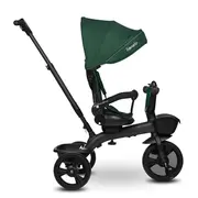 Tricicleta copii, Lionelo, Kori, Cu suport de picioare, Control al directiei, Scaun reversibil, Rotire 360 grade, Pliabila, Conform cu standardul european de securitate EN71, Verde BYNLO-KORI_GREEN_EMERALD