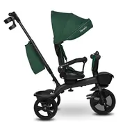 Tricicleta copii, Lionelo, Kori, Cu suport de picioare, Control al directiei, Scaun reversibil, Rotire 360 grade, Pliabila, Conform cu standardul european de securitate EN71, Verde BYNLO-KORI_GREEN_EMERALD