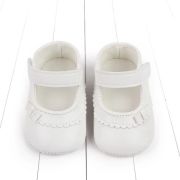 Pantofiori albi cu fundita - Bella MDD2776-p17