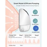 Pompa de san electrica si portabila KidsCare, hands free, sub sutien, cu 10 niveluri de aspiratie si 10 niveluri de masaj SUPKC135
