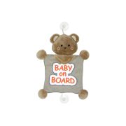 Semn reflectorizant Baby on Board BabyJem, rosu JEMbj_8752