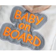 Semn reflectorizant Baby on Board BabyJem, rosu JEMbj_8752
