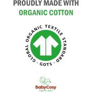 Set 5 prosopele, bumbac organic 100%, 24x24 cm, BabyCosy JEMbc-csy5952