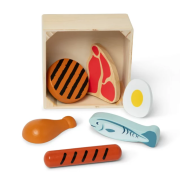 Set de joaca din lemn pentru jocuri de rol proteine - okemd95208