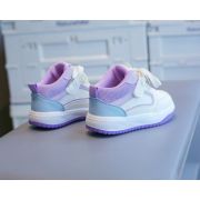 Adidasi albi cu insertii lila - Sport MBTX-637-2-sa51