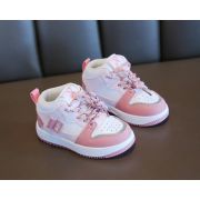 Adidasi albi cu roz pudra si argintiu - Ari sport MDTX-530-3-sa46