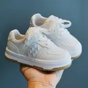 Adidasi albi pentru fetite - Sporty MBSY-106-s1